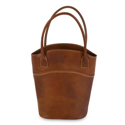 Leather handbag, 'Vogue' - Unique Leather Shoulder Bag
