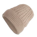 100% alpaca hat, 'Mountain Path' - Unique Womens Alpaca Wool Solid Knit Hat