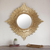 Mohena mirror, 'Radiant Sun' - Handmade Peruvian Gilded Wood Mirror (image 2) thumbail