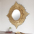 Mohena mirror, 'Radiant Sun' - Handmade Peruvian Gilded Wood Mirror (image 2b) thumbail