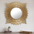 Mohena mirror, 'Radiant Sun' - Handmade Peruvian Gilded Wood Mirror (image 2c) thumbail
