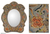 Mirror, 'Garden of Peace'  - Reverse Painted Glass Wall Mirror thumbail