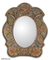 Mirror, 'Garden of Peace'  - Reverse Painted Glass Wall Mirror (image 2a) thumbail
