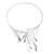 Silver wrap necklace, 'Foliage' - Fair Trade Fine Silver Collar Necklace (image 2a) thumbail