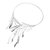 Silberne Wickelhalskette - Fair-Trade-Halskette aus feinem Silber