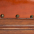 Leather and wood ottoman, 'Inca Frieze' - Leather and Wood Ottoman (image 2e) thumbail