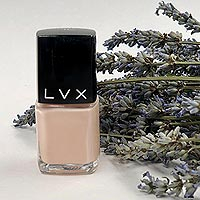 LVX Bare Nail Lacquer - LVX Bare Semi-Opaque Pale Peach-Pink Nail Lacquer