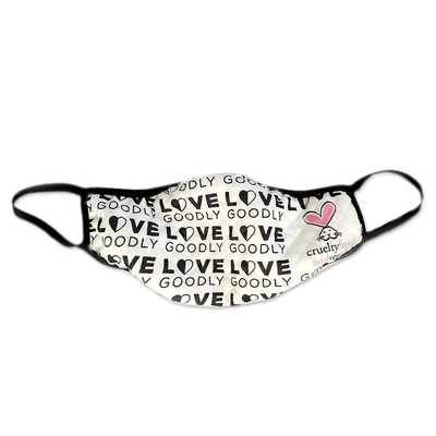 Face mask, 'Love Goodly' - Exclusive Printed Face Mask with Love Goodly Logo