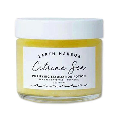 Citrine Sea Purifying Exfoliation Potion - Organic Microdermabrasion Exfoliator and Cleanser