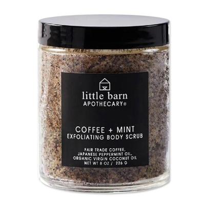 Coffee and Mint Exfoliating Body Scrub - Organic Exfoliating Coffee & Mint Body Scrub