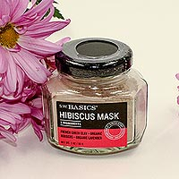 S.W. Basics Hibiscus Mask - Organic and Non-GMO Hibiscus Mask with French Clay