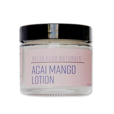 Beija-Flor Naturals Acai Mango Lotion - Cruelty-Free and Organic Facial Moisturizer