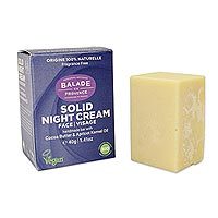 Balade En Provence Solid Night Balm – Feste Bio-Feuchtigkeitscreme für die Haut aus Frankreich