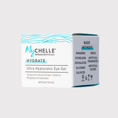 Mychelle gel hidratante para ojos ultra hialurónico - gel hidratante para ojos libre de crueldad animal