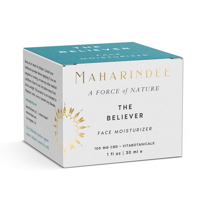 Maharindee The Believer Face Moisturizer – Vegane Gesichtsfeuchtigkeitscreme mit CBD