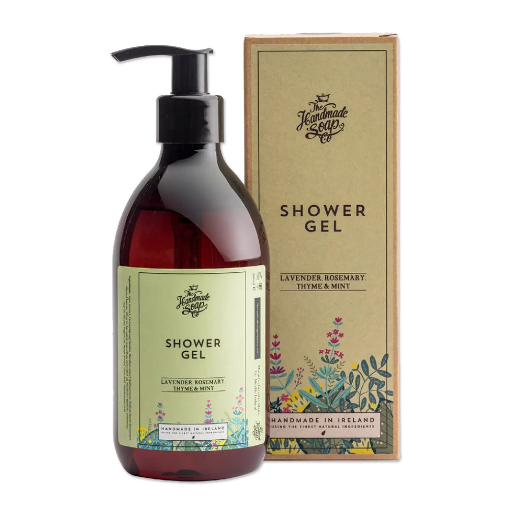 Vegan and Crueltyfree Shower Gel Lavender Rosemary Thyme Mint NOVICA