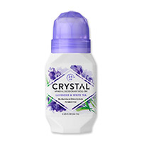 Desodorante mineral (juego de 2) - Desodorante Roll-On Enriquecido con Minerales Lavanda y Té Blanco