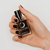 Nail polish, 'Energy Shield' - Love by Luna Crystal Infused Dark Brown Nail Polish
