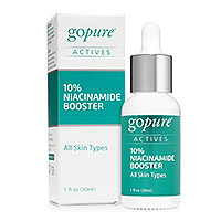 Beauty serum, 'GoPure Niacinamide Booster' - GoPure 10% Niacinamide Booster Beauty Serum