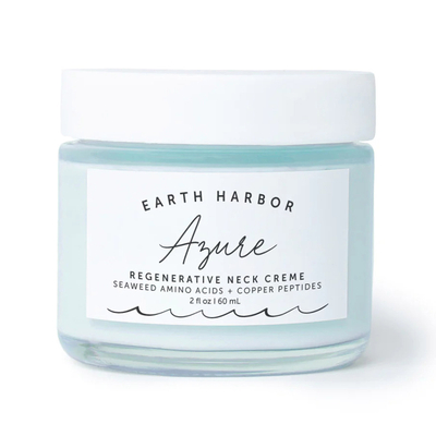 Neck cream, 'Regeneration' - Earth Harbor Azure Regenerative Neck Creme