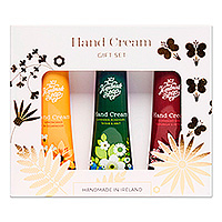 Hand cream gift set 'Nature Made' (set of 3) - Boxed Set of 3 Soothing Hand Creams Gift Pack