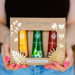 Hand cream gift set 'Nature Made' (set of 3) - Boxed Set of 3 Soothing Hand Creams Gift Pack