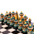 juego de ajedrez de madera - Ajedrez Artesanal en Madera de Nogal Pintada en Negro