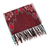 Ikat silk scarf, 'Intense Samarkand' - Handwoven Ikat Silk Scarf with Fringes and a Vibrant Palette