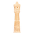 Walnut wood statuette, 'Great Minaret Tower' - Hand-Carved Walnut Wood Statuette of Kalyan Minaret Tower