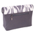 Ikat travel bag, 'Grey Convenience' - Traditional Ikat Grey Travel Bag with Removable Strap