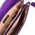 Ikat sling bag, 'Purple Convenience' - Traditional Ikat Purple Sling Bag with Removable Strap
