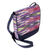 Ikat messenger sling bag, 'colourful Glee' - colourful Ikat Messenger Bag with Adjustable Strap