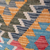 Wollteppich, (3x5) - Handgewebter geometrischer Wollteppich in einer warmen Farbpalette (3x5)