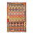 Alfombra de lana, (3,5x5) - Alfombra de área de lana geométrica tejida a mano en tonos vibrantes (3,5x5)