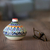 Glasierte Keramikvase - Bunt glasierte Keramikvase, handbemalt in Usbekistan