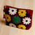 Upcycled Susani-Reisetasche - Usbekische Upcycled-Baumwoll-Reisetasche mit floraler Handstickerei