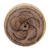 Wood bread stamp, 'Swirly Caress' - Hand-Carved Elm Tree Wood Bread Stamp with Swirly Figure