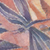 Wandbehang aus Baumwolle und Seide - Handbemalter Wandbehang mit Libellen- und Vogelmotiv
