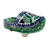 Acento decorativo de zapato Kovush de cerámica. - Acento decorativo de cerámica del zapato tradicional uzbeko Kovush.