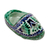 Acento decorativo de zapato Kovush de cerámica. - Acento decorativo de cerámica del zapato tradicional uzbeko Kovush.