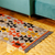Wool area rug, 'Triangular Tradition' (2.5x5) - Handmade Geometric Wool Area Rug in Colorful Palette (2.5x5)