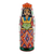 Wood figurine, 'Tajikistan's Bride' - Hand-Painted Traditional Pine and Birch Wood Bride Figurine