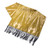 Silk ikat scarf, 'Stylish Green' - Hand-Woven Fringed Silk Ikat Scarf in Green from Uzbekistan