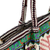 Iroki cross stitch tote bag, 'Flower Magnetism' - Tote Bag with Floral Uzbek Irokoi Hand Embroidery