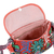 Iroki embroidery sling bag, 'Trendy Allure' - Floral & Leaf Suzani Hand-Embroidered Cotton Blend Sling Bag