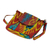 Ikat quilted backpack, 'colour Spectacle' - Ikat Quilted Adras Fabric Backpack Made in Uzbekistan