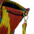 Ikat quilted backpack, 'Color Spectacle' - Ikat Quilted Adras Fabric Backpack Made in Uzbekistan