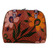 bolso bowling Suzani bordado - Bolso bowling de seda y algodón bordado Suzani con motivos florales