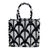 Silk velvet handle bag, 'Avant-Garde Splendor' - Handcrafted Silk Velvet Handle Bag with Modern Pattern