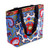 Hand embroidered handbag, 'Paisley Festival' - Paisley-Inspired Iroki Embroidered Zippered Blue Handbag